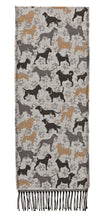 Scarf with Dog Motif