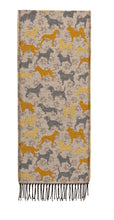 Scarf with Dog Motif